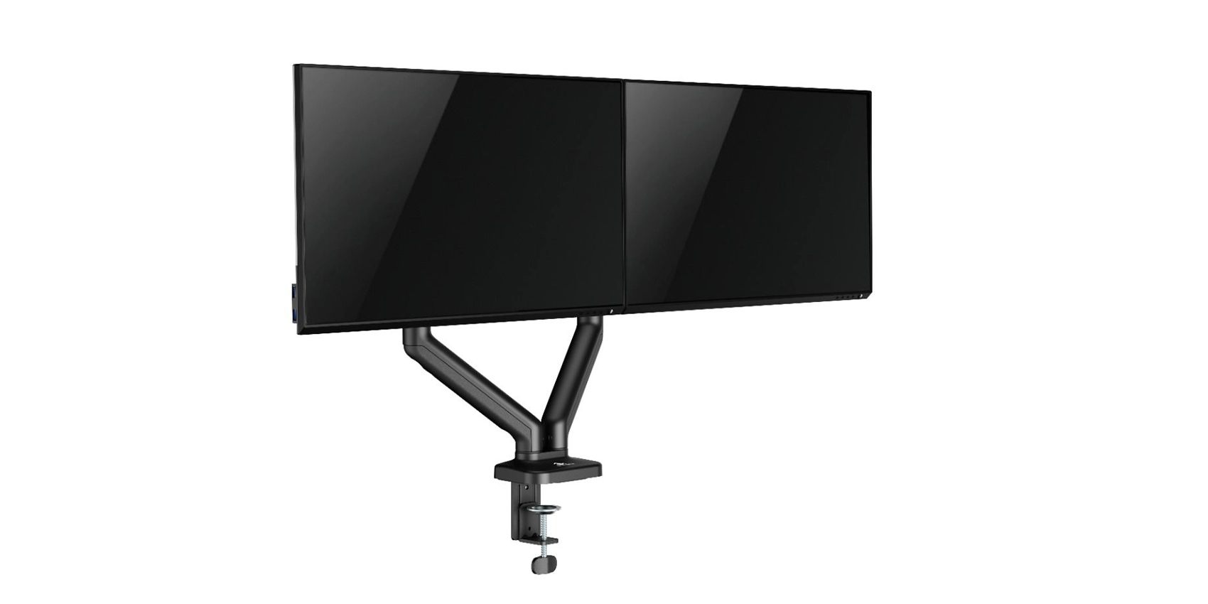 GamerTek Pivot Core Dual Monitor Arm – Black