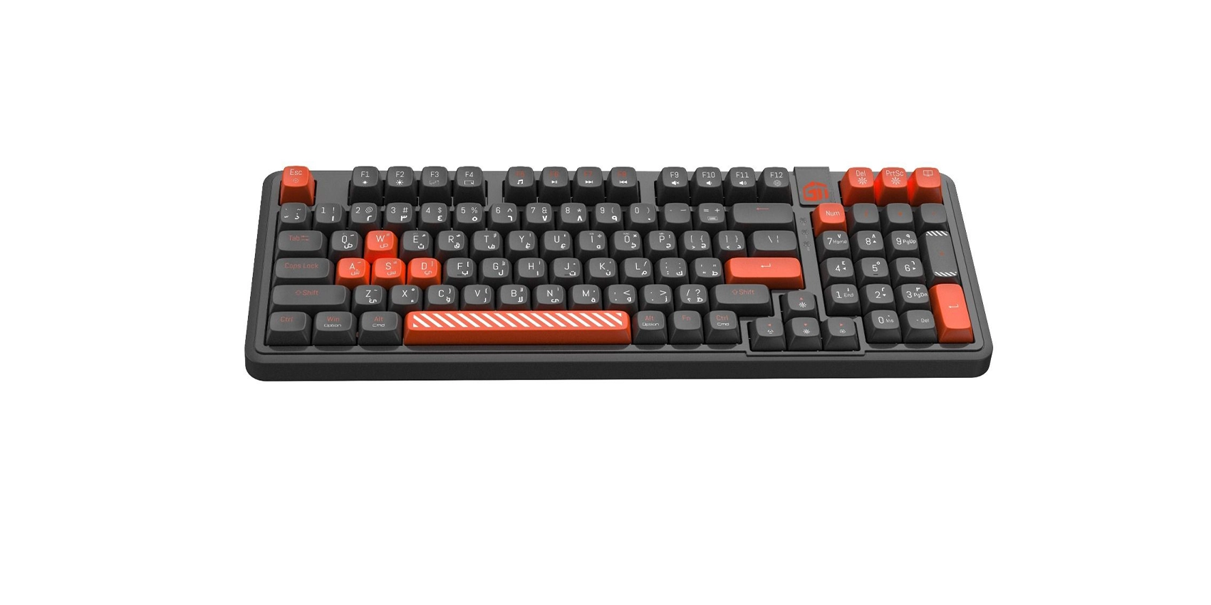 GamerTek Arcade Keys Wireless Mechanical Keyboard - Black