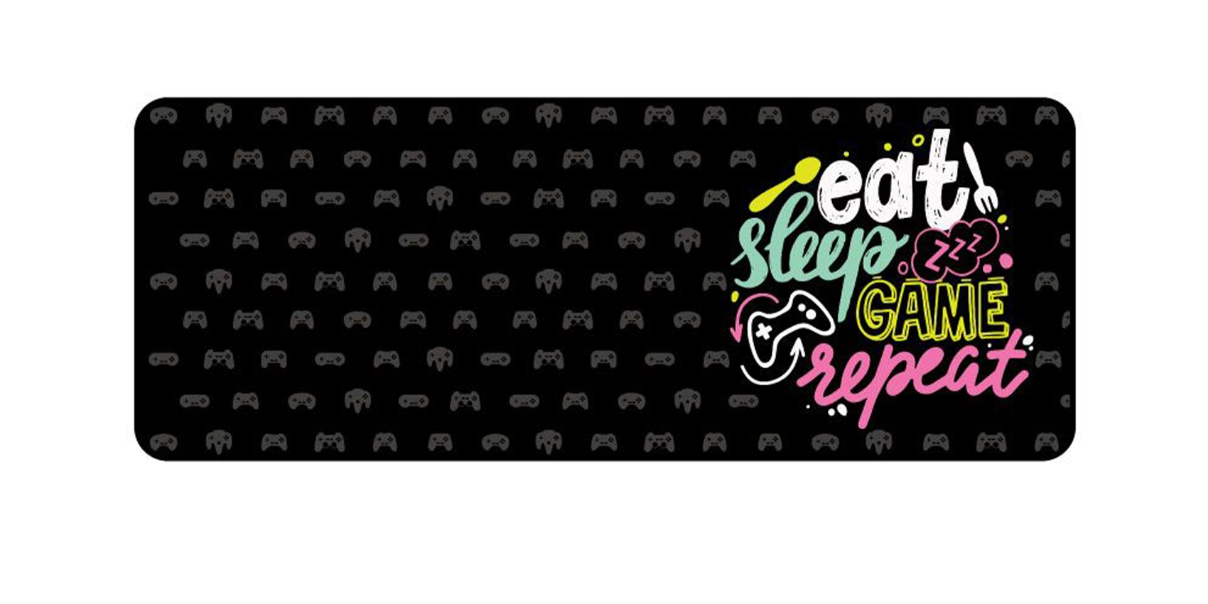 GamerTek Eat Sleep Game Desk Mat