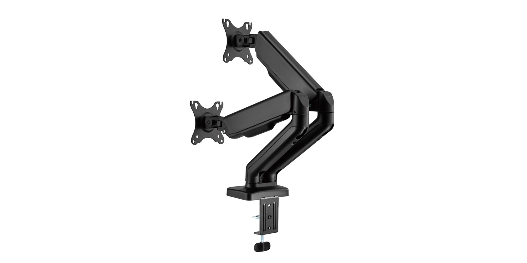 GamerTek Pivot Core Dual Monitor Arm – Black