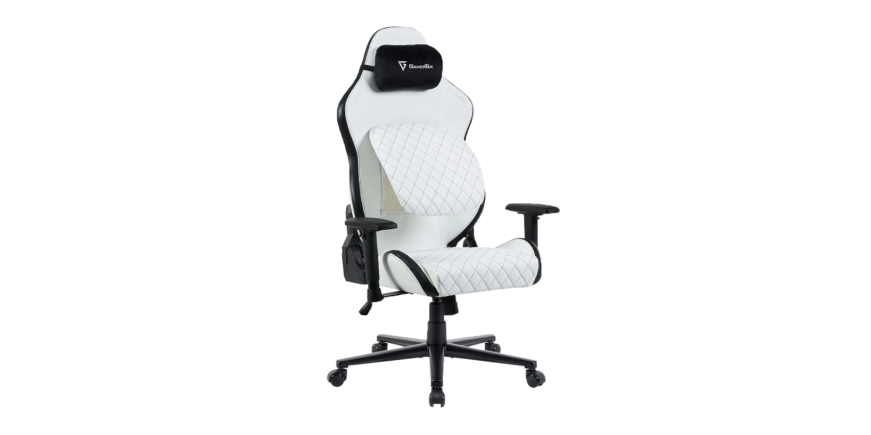 GamerTek Valor Gaming Chair - White Edition