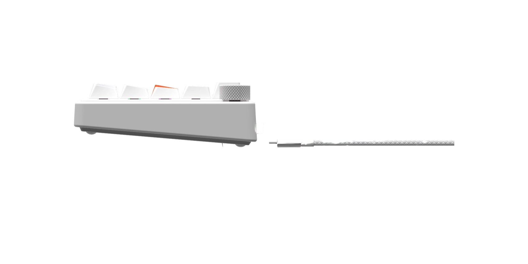 GamerTek Fusion Wireless Mechanical Keyboard - White