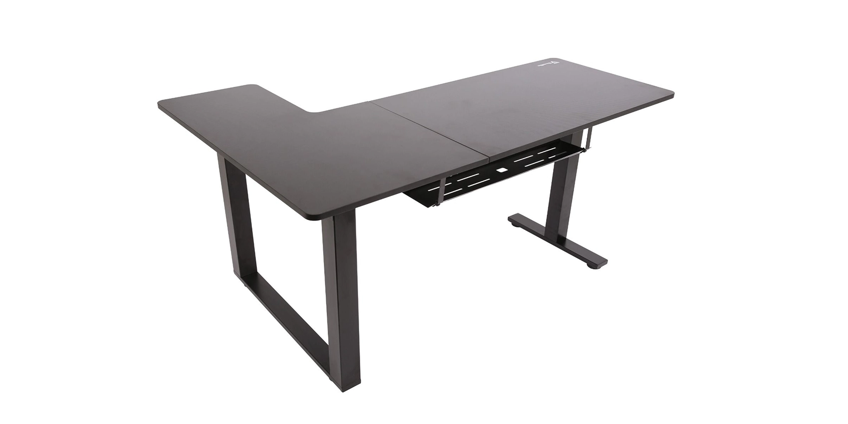 GamerTek Flexi Corner Gaming Desk - Black