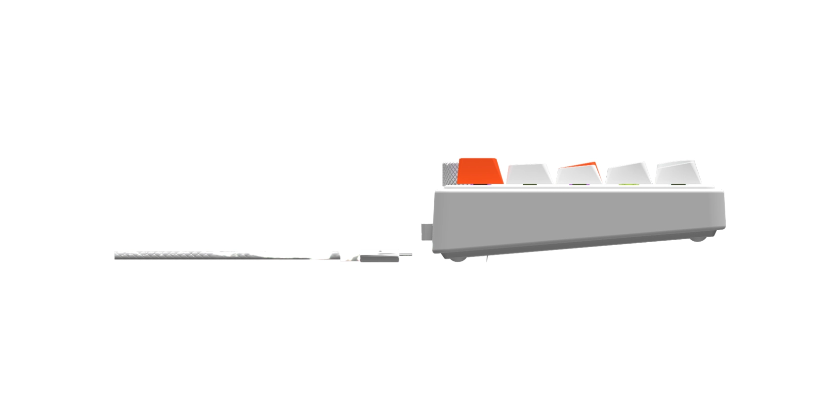 GamerTek Fusion Wireless Mechanical Keyboard - White