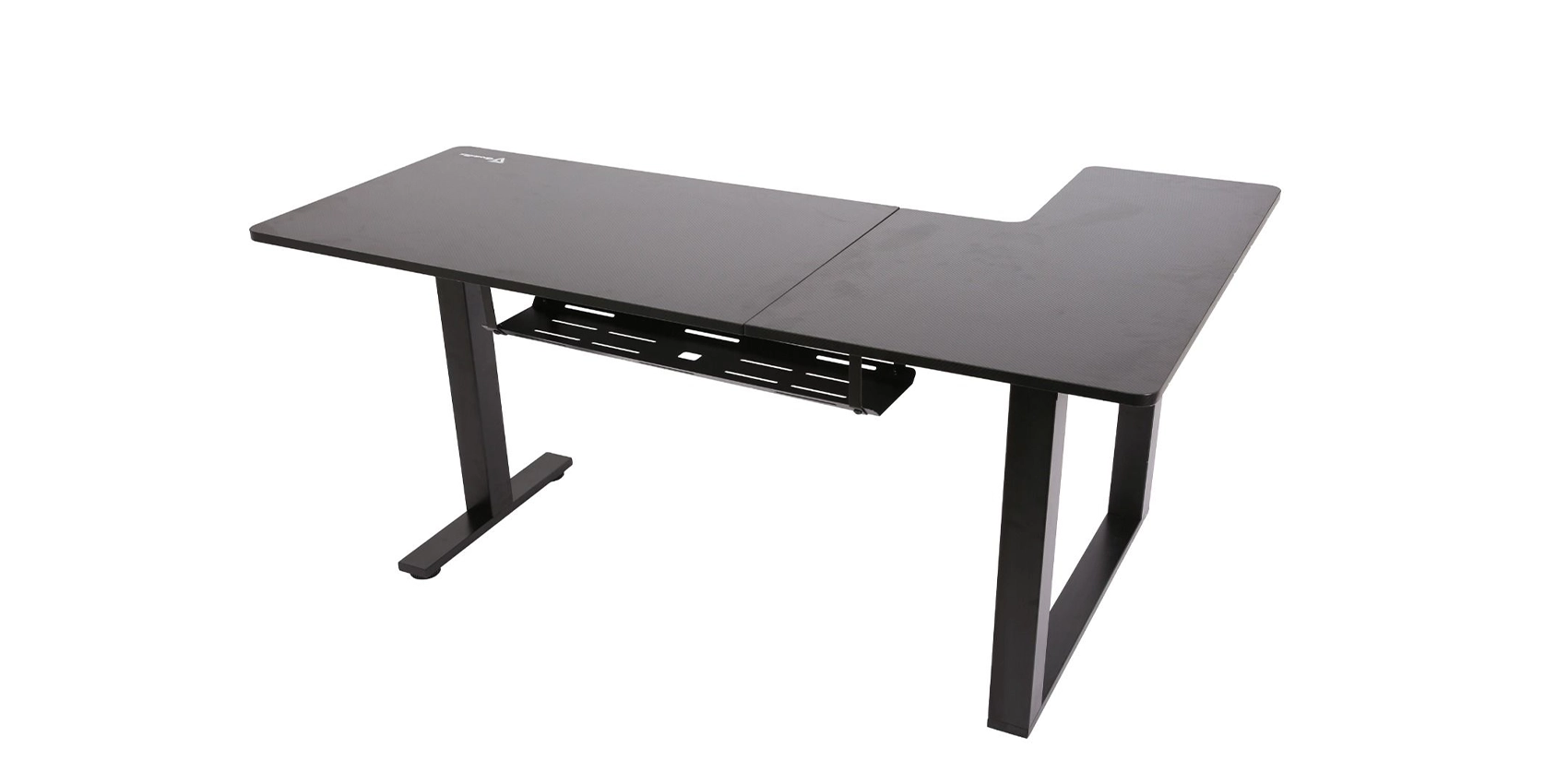 GamerTek Flexi Corner Gaming Desk - Black