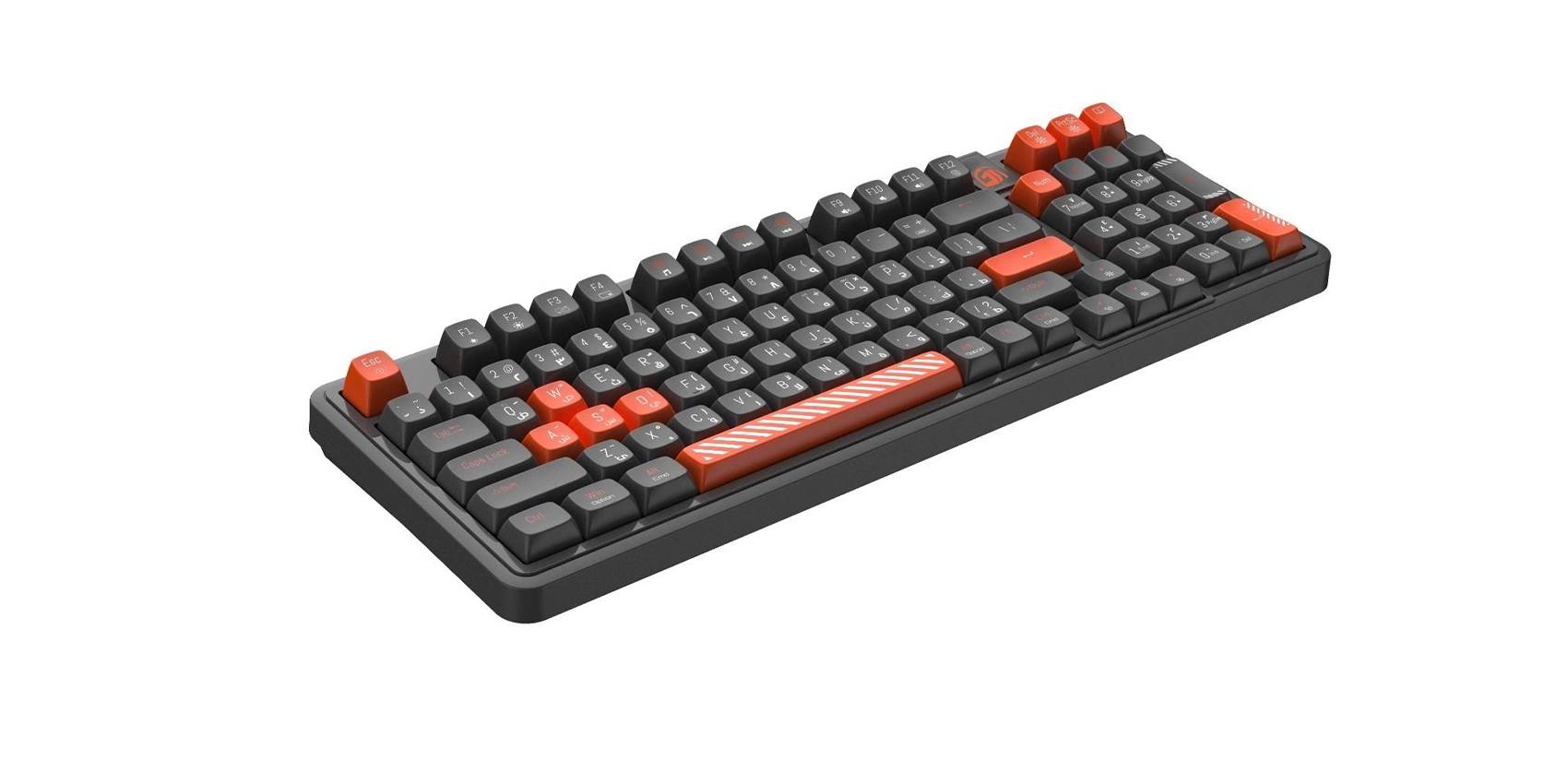 GamerTek Arcade Keys Wireless Mechanical Keyboard - Black