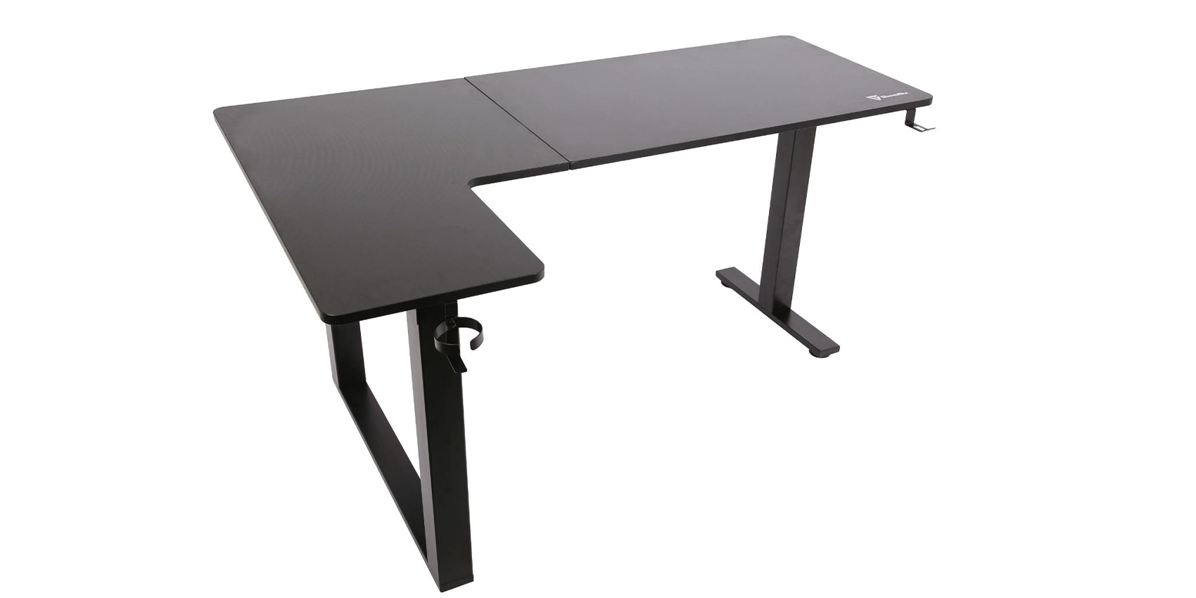 GamerTek Flexi Corner Gaming Desk - Black